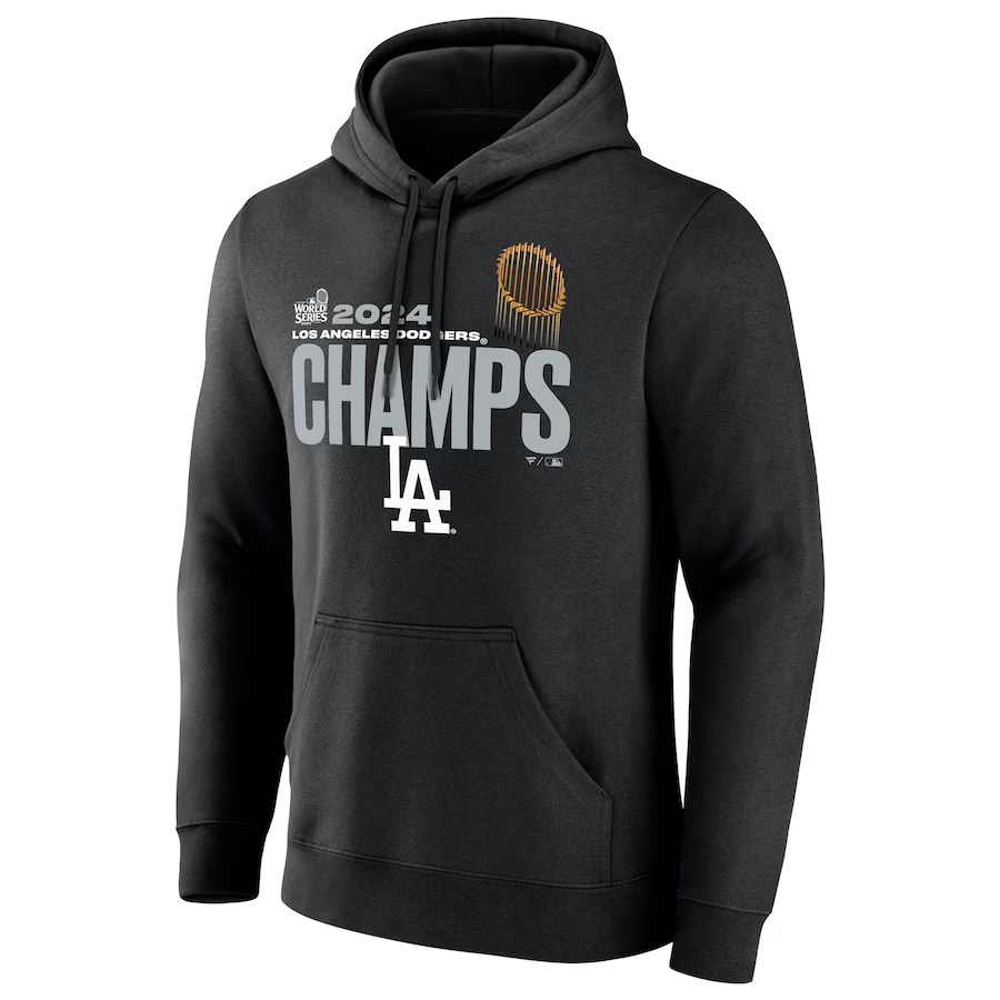 Men Los Angeles Dodgers 2024 MLB World Series Champions black hoodie style 8